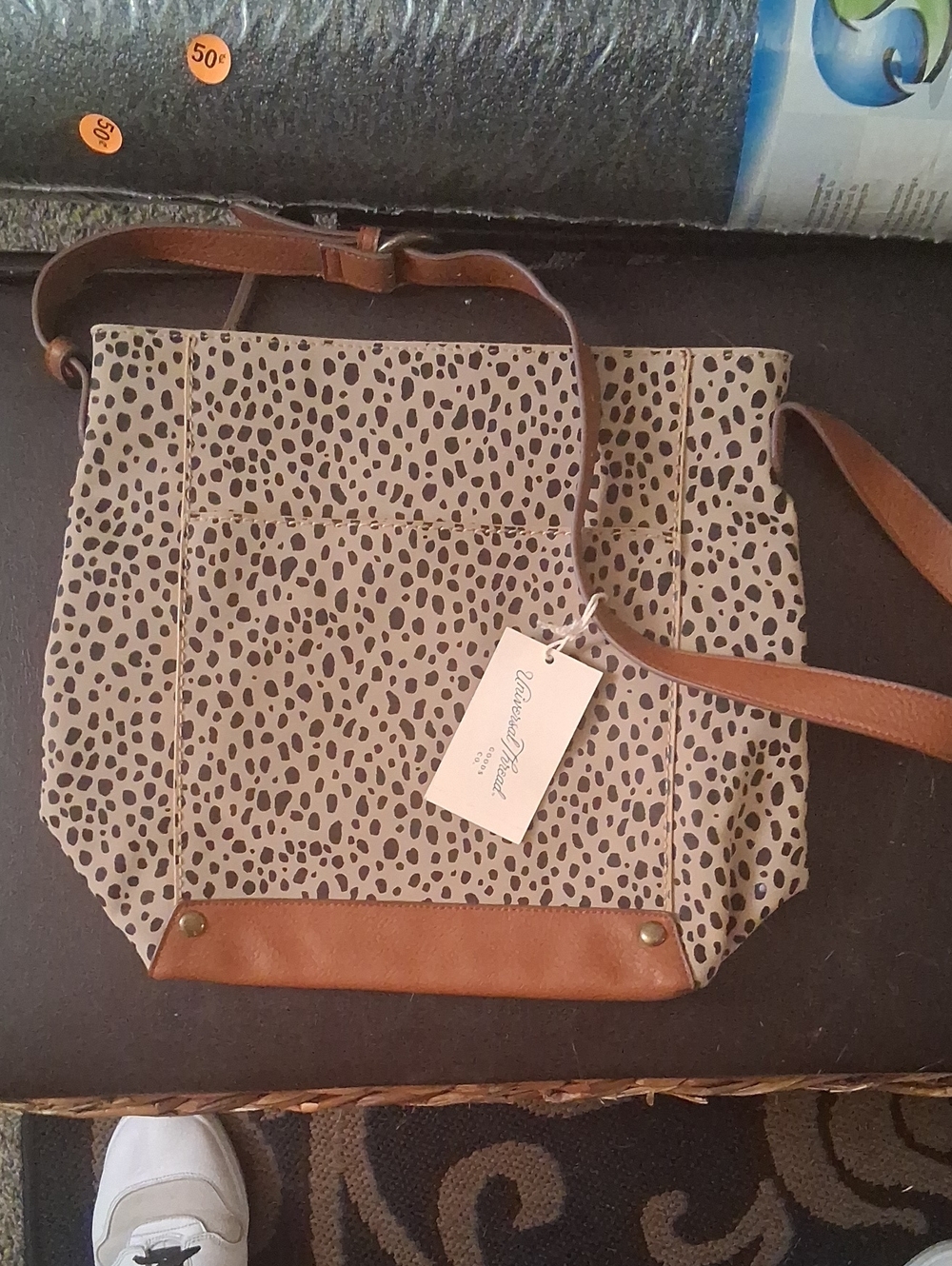 Universal Thread Tan & Brown Spotted Crossbody Bag
